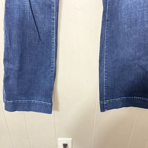J Brand LOVESTORY Blue Low Rise Wide Leg Jeans Size 26 - Picture 4 of 11